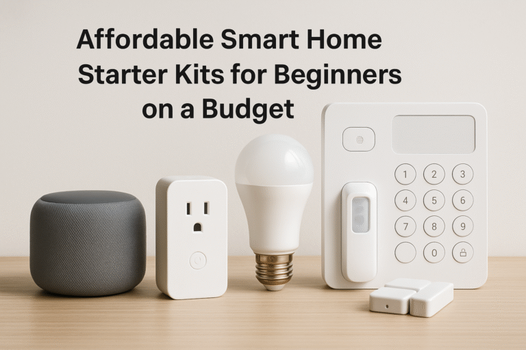 affordable smart home starter kits for beginners on a budget