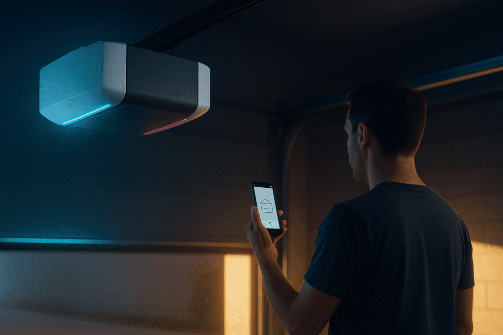 Genie Stealthdrive 7155 Connect Smartphone-Controlled Belt Drive Garage Door Opener Review 2 Garage door opener